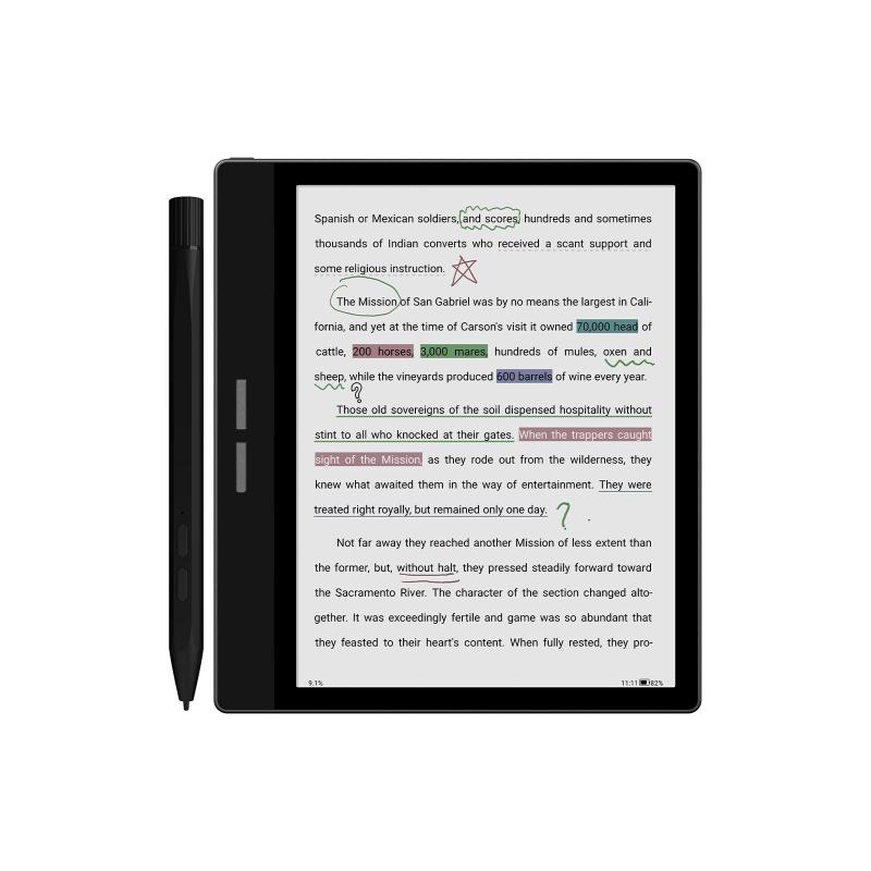 Leitor de e-books Bigme B751C Color E-Ink de 7 polegadas 4G+64GB